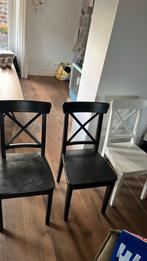 Gratis Eetkamer stoelen Ikea, Huis en Inrichting, Stoelen, Ophalen of Verzenden, Zo goed als nieuw, Wit, Vier