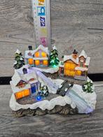 Kerstdorp mooie huisjes item verlicht kersthuisjes, Ophalen of Verzenden, Zo goed als nieuw