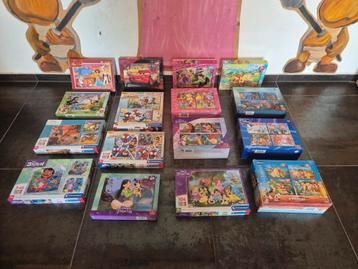 16 Disney puzzels  beschikbaar voor biedingen