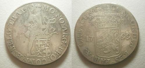 Utrecht Dukaat zilver 1799 -zeldzaam, Postzegels en Munten, Munten | Nederland, Losse munt, 2½ gulden, Vóór koninkrijk, Zilver