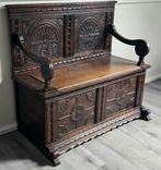 Klepbank antieke houten kerkbank, Antiek en Kunst, Antiek | Meubels | Stoelen en Banken, Ophalen