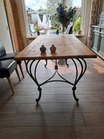 Eettafel, Huis en Inrichting, Tafels | Eettafels, Ophalen, Gebruikt, Eikenhout, 50 tot 100 cm