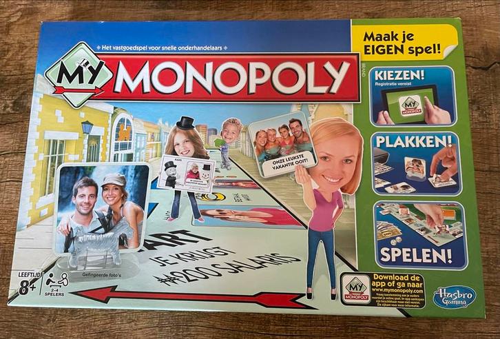 My Monopoly Bordspel, Hobby en Vrije tijd, Gezelschapsspellen | Bordspellen, Nieuw, Een of twee spelers, Ophalen of Verzenden