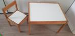 Ikea houten kinder tafel en stoeltje, Gebruikt, Tafel(s) en Stoel(en), Ophalen