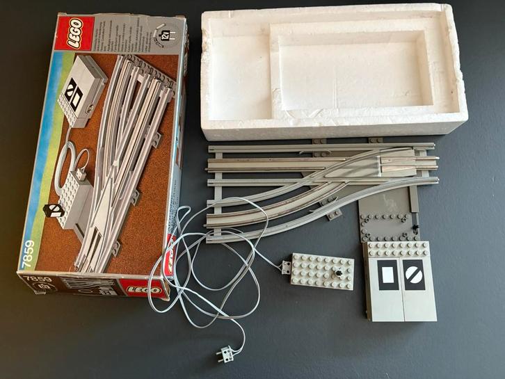 Lego 12v trein wissel set 7859, Kinderen en Baby's, Speelgoed | Duplo en Lego, Zo goed als nieuw, Ophalen of Verzenden