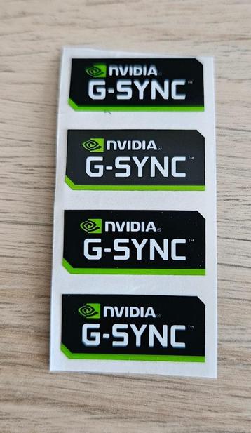 Nvidia G-Sync STICKER beschikbaar voor biedingen