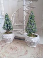 2 Kerstbomen in mooie potten..Poppenhuis 1:12 ( nr F97), Ophalen of Verzenden, Nieuw, Poppenhuis
