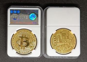 Bitcoin Btc. & Ethereum Etc. Munten | Goudkleurig beschikbaar voor biedingen