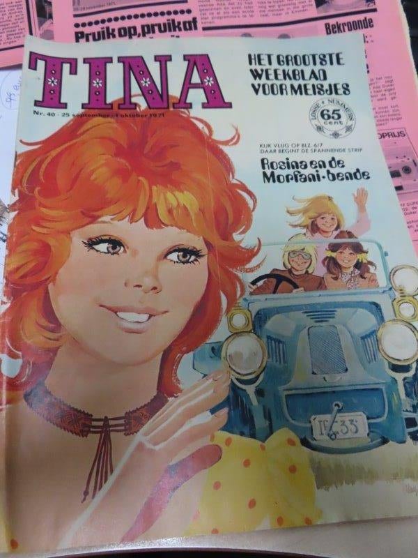 Tina's tijdschriften 1968 t/m1974 veeel! beleef de jaren 70!, Boeken, Tijdschriften en Kranten, Gelezen, Overige typen, Verzenden
