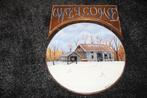 welcome bord hout 48x35cm, Ophalen of Verzenden, Gebruikt