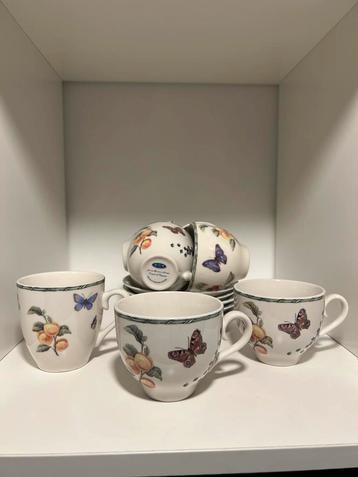 JBS Kop & Schotels + Senseo Mok - Fruits & flowers beschikbaar voor biedingen