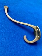 K8 - Jugendstil kapstokhaak messing - jaren ‘20, Gebruikt, Wandhaken, Ophalen of Verzenden, Minder dan 100 cm