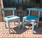 2 vintage stevige leuke peuterstoeltjes, kinderstoelen, Ophalen, Gebruikt, Stoel(en)
