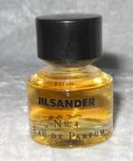 Volle parfum mini -  Jil sander no 4, Verzamelen, Parfumverzamelingen, Ophalen of Verzenden, Miniatuur, Zo goed als nieuw, Gevuld