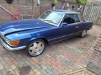 oldtimer Mercedes SLC 1972, Auto's, Automaat, Achterwielaandrijving, Zwart, Blauw