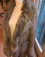 v ARMA prachtige taupe echte lammy jas / coat mt36, Beige, Ophalen of Verzenden, Maat 36 (S), ARMA