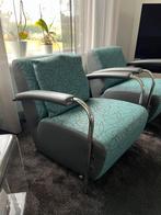 Leolux Scylla fauteuils (2 stuks) in goede staat, Huis en Inrichting, Ophalen, Zo goed als nieuw, Leer, 75 tot 100 cm