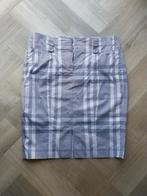grijs geruite burberry rok maat 38, Kleding | Dames, Rokken, Maat 38/40 (M), Ophalen of Verzenden, Zo goed als nieuw, Grijs