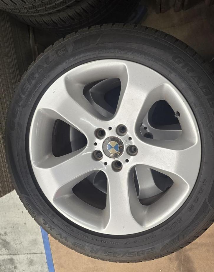 BMW X5 E53 breedset velgen + banden, Auto-onderdelen, Banden en Velgen, Banden en Velgen, Zomerbanden, 19 inch, 285 mm, Personenwagen