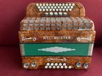 Z.g.a.n. steierische  Weltmeister 620 Helicon harmonica., Muziek en Instrumenten, Accordeons, Overige formaten, Met koffer, Ophalen of Verzenden