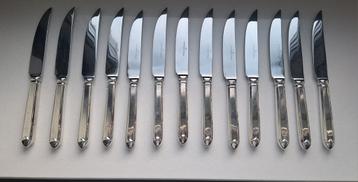 13 verzilverde steakmessen Van Kempen & Begeer Verzilverd beschikbaar voor biedingen