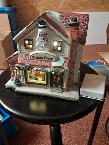 Dickensville X mas Shop met verlichting GEEN doos  beschikbaar voor biedingen