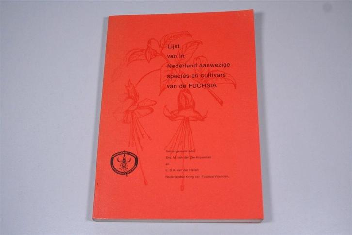 Lijst Fuchsia Species/Cultivars — 1984, Boeken, Natuur, Gelezen, Ophalen of Verzenden