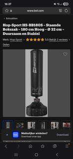 Bokszak staand 180cm hoog, Ophalen, Zo goed als nieuw, Bokszak