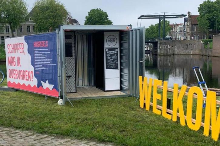 photobooth/pasfoto/fotocabine/container/festival/evenement, Audio, Tv en Foto, Fotografie | Fotostudio en Toebehoren, Overige typen