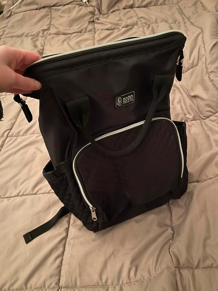 Nana Beebi Luiertas - Rugzak incl verschoningsmatje, Kinderen en Baby's, Luiertassen, Zo goed als nieuw, Rugzak, Ophalen