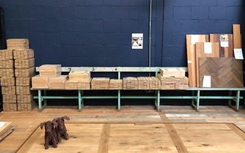 Partij Eiken visgraat 17,15 m2 beschikbaar voor biedingen