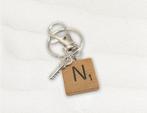Dome’s Design: Scrabble Bag Charm/sleutelhanger (N – zilver), Ophalen of Verzenden, Nieuw, Merk