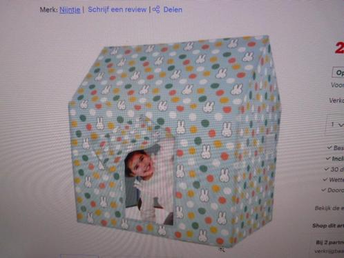 Nijntje speeltent  Nijntje tent - Kindertent – Nijntje NIEUW, Kinderen en Baby's, Speelgoed | Speeltenten, Nieuw, Ophalen of Verzenden