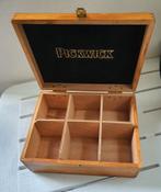 Pickwick Theedoos, Ophalen