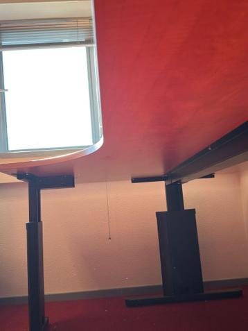 Instelbaar hoekbureau rechts 200x240/80xH64-86 cm, 3 stuks - afbeelding 7