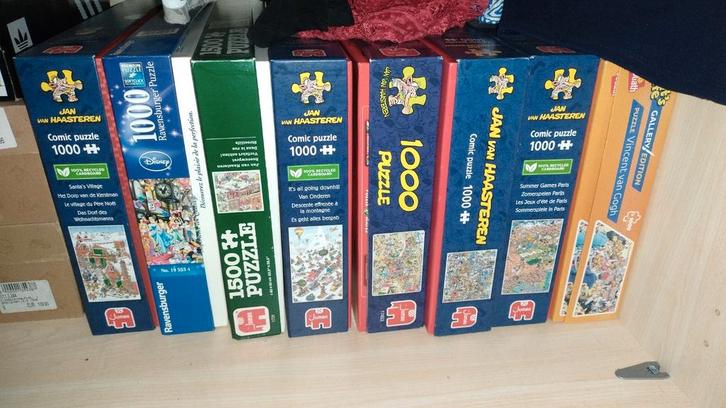 Jan van Haasteren puzzels, Hobby en Vrije tijd, Denksport en Puzzels, Zo goed als nieuw, Ophalen