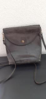 zwart leren tas, Overige merken, Gebruikt, Zwart, Ophalen of Verzenden