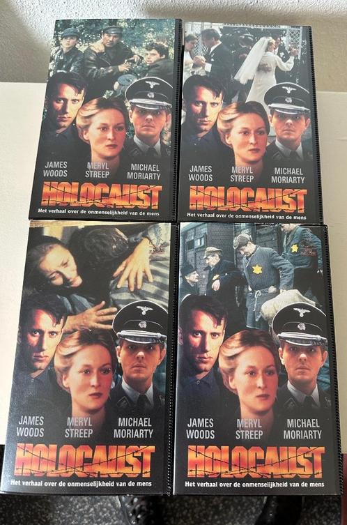 VHS videoband Holocaust 4 delige serie, Cd's en Dvd's, VHS | Film, Gebruikt, Overige genres, Ophalen of Verzenden