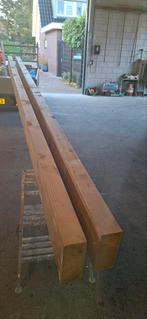 Te koop ZGAN VUREN BALKEN 100 X 250, Doe-het-zelf en Verbouw, Hout en Planken, Ophalen, Zo goed als nieuw, Balk, Vuren
