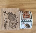 Blackmilk project stempel en washitape set Butterfly, Hobby en Vrije tijd, Ophalen of Verzenden, Zo goed als nieuw