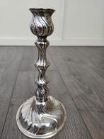 Zware verzilverde rococo kandelaar !, Ophalen, Gebruikt, Overige kleuren, Zilver