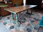 Unieke eetkamertafel., Ophalen, 50 tot 100 cm, Zo goed als nieuw, Vijf personen of meer