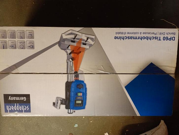 Scheppach Kolomboormachine DP60 - Nieuw!, Doe-het-zelf en Verbouw, Gereedschap | Boormachines, Nieuw, Kolomboormachine, 600 watt of meer