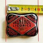 Radiator menthol pastilles mini blikje Lang 4,5 cm, Ophalen of Verzenden, Gebruikt, Overige, Overige merken