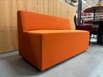 Nieuw Gelderland 6901 Eetkamerbank oranje stof Design stoel