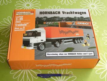 Nieuw in doos: Hornbach vrachtwagen (van een soort Lego) beschikbaar voor biedingen