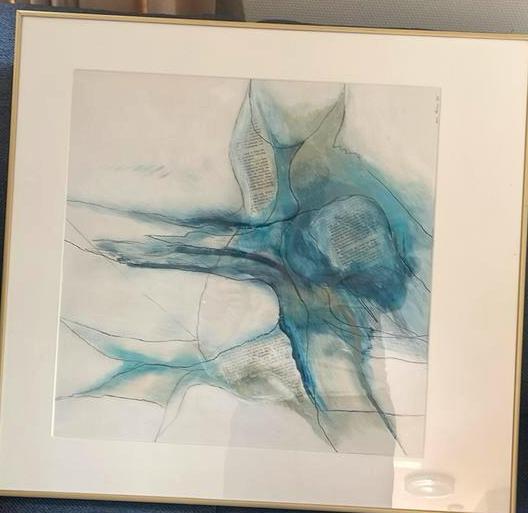 Nell Heins, kunstwerk, Antiek en Kunst, Kunst | Schilderijen | Abstract, Ophalen