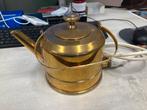 Vintage Elektrische koperen theepot, Ophalen of Verzenden