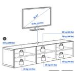 BESTÅ Tv-meubel met deuren, Huis en Inrichting, Kasten | Televisiemeubels, Ophalen, 25 tot 50 cm, Minder dan 100 cm