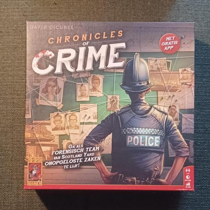 Chronicles of Crime, Hobby en Vrije tijd, Gezelschapsspellen | Bordspellen, Zo goed als nieuw, Een of twee spelers, Drie of vier spelers
